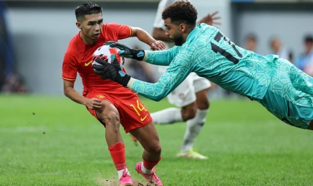 55体育在线直播-【奥预赛】三连击空门射飞 国奥0比0阿联酋